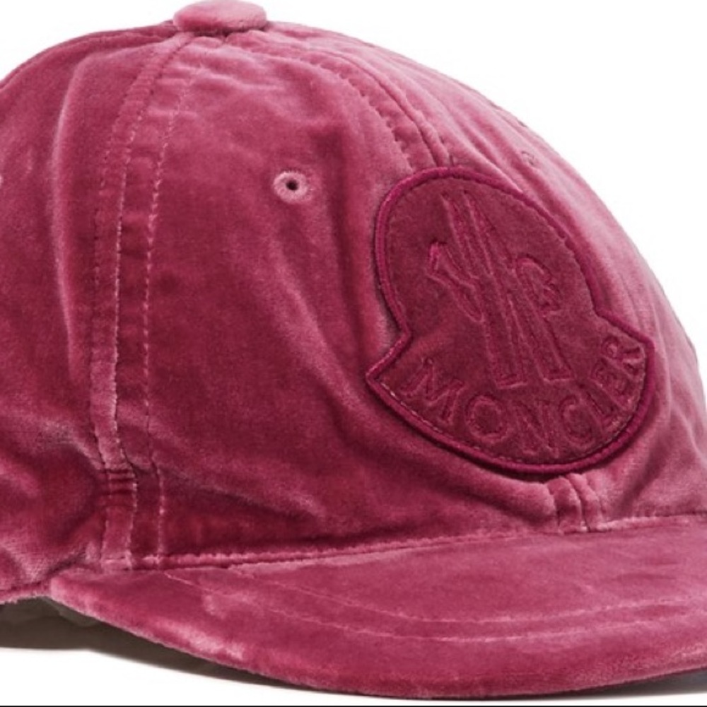 Pink Velvet Moncler Hat - Picture 2 of 2